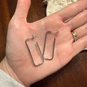 ABLE Sterling Silver Hoop Earrings